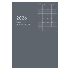 �y���[���֔����z�_�C�S�[ �蒠 2026�N �A�|�C���g�X�e�[�V���i���[ 1�����u���b�N ���^ A5�Ή� �O���[ E8150