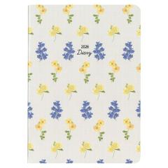 �y���[���֔����z�_�C�S�[ �蒠 2026�N �~�� MILL �}���X���[ 1�����u���b�N FLEURS A6 �O���[ E7746