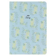 �y���[���֔����z�_�C�S�[ �蒠 2026�N �~�� MILL �}���X���[ 1�����u���b�N FLEURS A6 �u���[ E7749