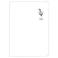 �y���[���֔����z�_�C�S�[ �蒠 2026�N �~�� MILL �}�l�W�����g ���J��1�T�� PETITE A6 �z���C�g E7770