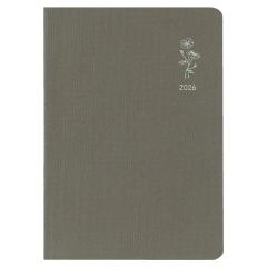 �y���[���֔����z�_�C�S�[ �蒠 2026�N �~�� MILL �}�l�W�����g ���J��1�T�� PETITE A6 �u���E�� E7773