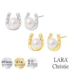 �s�A�X ���f�B�[�X ������^�� �p�[�� 5.0�`6.0mm 2�� PT900 K18 �n�� U�� �����N���X�e�B�[