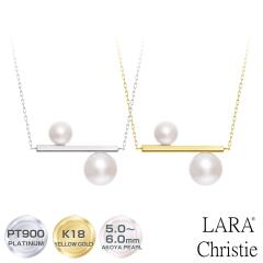 �l�b�N���X ���f�B�[�X ������^�� �p�[�� 5.0�`6.0mm 2�� PT900 K18 �o�[  �f�U�C�� �����N���X�e�B�[