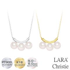 �l�b�N���X ���f�B�[�X ������^�� �p�[�� 5.0�`6.0mm 3�� PT900 K18 �o�[ �X�}�C�� �f�U�C�� �����N���X�e�B�[