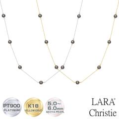 �l�b�N���X ���f�B�[�X ������^�� ���� �� �p�[�� 5.0�`6.0mm PT900 K18 �X�e�[�V�����l�b�N���X �����N���X�e�B�[