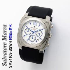 �r���v �����Y Salvatore Marra �T���o�g�[���}�[�� �N���m�O���t 10�C���h�� ���o�[�x���g �A�i���O SM24109-SSWH �u�����h �l�C �X�N�G
