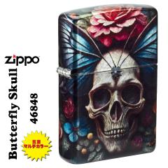 NX}X zippo Wb|[C^[ Butterfly Skull Design XJ 鐁@o^tCXJ   5}`J[vgNAR[g