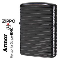zippo �W�b�|�[���C�^�[ ARMOR �A�[�}�[�@�z���]���^���X�g���C�v �u���b�N�j�b�P�� BNC 3�������̒��� 4�ʘA�����H�@Horizontal Stripe 