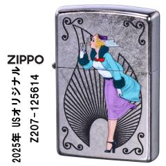 zippo �W�b�|�[���C�^�[ US�I���W�i��ZIPPO 2025 �l�C�́uWINDY�v�f�U�C�� Windy Flame �X�g���[�g�N���[�� �v�����g���H zZ207-125614�@
