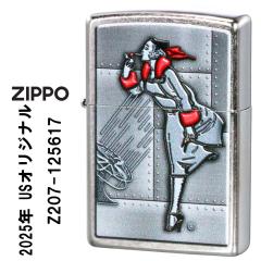 zippo �W�b�|�[���C�^�[ US�I���W�i��ZIPPO 2025 �l�C�́uWINDY�v�f�U�C�� �X�g���[�g�N���[�� �v�����g���H Z207-125617�@�I�C�����C�^