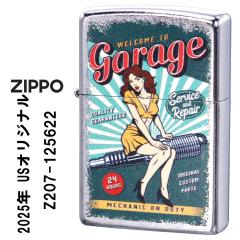 zippo �W�b�|�[���C�^�[  US�I���W�i��ZIPPO 2025 �Z�N�V�[�K�[�� Garage Woman �X�g���[�g�N���[�� �v�����g���H zZ207-125622�@�I�C��
