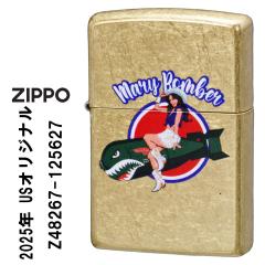 zippo �W�b�|�[���C�^�[ US�I���W�i��ZIPPO 2025 �K�[���� MARY BOMBER �����@�V���{���K�[�� �X�g���[�g�u���X �v�����g���H Z48267-125