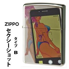ZIPPO �W�b�|-���C�^�[ �Z�N�V�[�V���b�g �v�����g���H �G�b�`���O SEXY-B ���������� ���킢�� �I�C�����C�^�[ ���� ���f�B �����Y �L��
