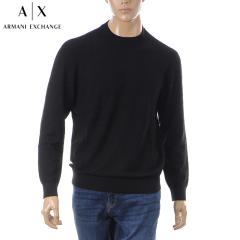 �A���}�[�j�G�N�X�`�F���W ARMANI EXCHANGE �����Y �j�b�g �Z�[�^�[ �u���b�N ���� �N���[�l�b�N XM001316 AF10454 �W���J�[�h ���S �g�b