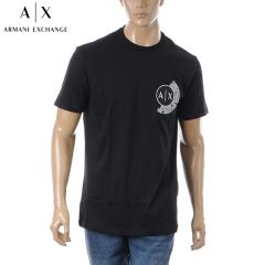 �A���}�[�j�G�N�X�`�F���W ARMANI EXCHANGE A|X T�V���c �����Y XM000556 AF10358 ���� �N���[�l�b�N �R�b�g�� AX���S �v�����g �u���b�N