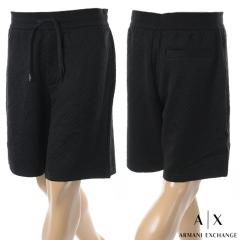 �A���}�[�j�G�N�X�`�F���W AX ARMANI EXCHANGE �����Y �V���[�g�p���c �u���b�N �W���J�[�h���S �n�[�t�p���c �X�g���b�`�f�� XM000476 A
