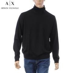 �A���}�[�j�G�N�X�`�F���W ARMANI EXCHANGE �^�[�g���l�b�N�j�b�g �����Y �u���b�N �u���b�N XM000900 AF11982 �H�~ �j�b�g�Z�[�^�[ ���n