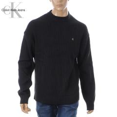 �J���o���N���C�� �W�[���Y Calvin Klein Jeans �N���[�l�b�N�j�b�g �����Y �Z�[�^�[ LV04RD314G LS VERTICAL TEXTURE CTTN CREWNK �u��