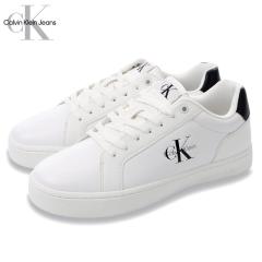 �J���o���N���C�� �W�[���Y Calvin Klein Jeans �X�j�[�J�[ �����Y YM0YM01369 �z���C�g ���[�J�b�g ���U�[�X�j�[�J�[ �u�����h�X�j�[�J