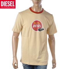 �f�B�[�[�� DIESEL T�V���c �����Y ���� �J�b�g�\�[ �N���[�l�b�N �x�[�W�� ���S �O���t�B�b�N �v�����g �R�b�g�� T-JUST-C12 A03839-0EF