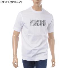 �G���|���I�A���}�[�j EMPORIO ARMANI �N���[�l�b�NT�V���c ���� �����Y 3G1TM5 1JTUZ �z���C�g
