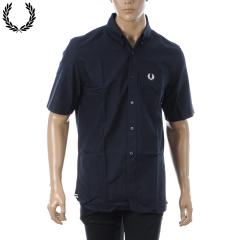 �t���b�h�y���[ FRED PERRY �I�b�N�X�t�H�[�h�V���c �����Y M8730 Oxford Short Sleeve Shirt �{�^���_�E�� �V���c ���� �R�b�g�� �u����