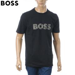 �q���[�S�{�X HUGO BOSS T�V���c �����Y 50534923 TE LOGOTEXTURE �u�����h ���� �N���[�l�b�N ���S �v�����g �R�b�g�� ���M�����[�t�B�b