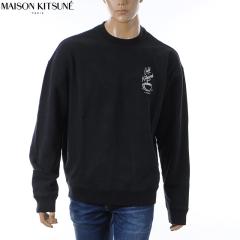 ���]���L�c�l MAISON KITSUNE �X�E�F�b�g �g���[�i�[ �����Y �u�����h SPCKNPMU00302 �u���b�N