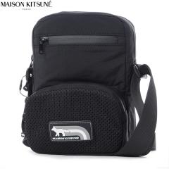 ���]���L�c�l MAISON KITSUNE �V�����_�[�o�b�O �����Y ���f�B�[�X FLASH FOX CROSSBODY POUCH OM05174 WQ4034 �΂߂����o�b�O �i�C���� 