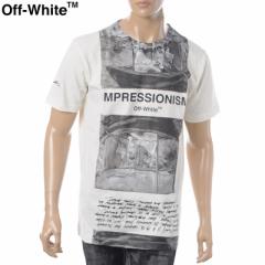 ItzCg OFF-WHITE N[lbNTVc  Y NEWSPAPER S/S SLIM TEE OMAA027R191850130210 ItzCg