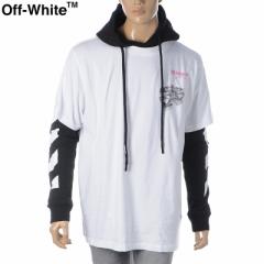 ItzCg OFF-WHITE vI[o[p[J[ XEFbg Y GOLDEN RATIO DOUBLE TEE HOODI OMAB033R20185012 zCg