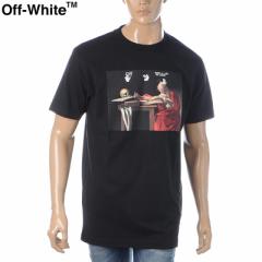 ItzCg OFF-WHITE TVc  N[lbN Y uh CARAVAGGIO S/S SLIM TEE OMAA027R21JER0041025 ubN