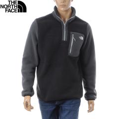 �m�[�X�t�F�C�X THE NORTH FACE �����Y Yumiori 1/4 Zip �t���[�X�W���P�b�g �u���b�N�~�O���[ NF0A883SS5H �~ �h�� �ۉ� �n�[�t�W�b�v 