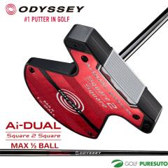 �I�f�b�Z�C Ai-DUAL Square 2 Square 1/2-BALL BROOMSTICK MAX �p�^�[ STROKE LAB 180 BLACK �V���t�g 2026�N���f�� ODYSSEY GOLF[���{�d