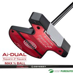 �I�f�b�Z�C Ai-DUAL Square 2 Square 1/2-BALL MAX �p�^�[ STROKE LAB 120 BLACK �V���t�g 2026�N���f�� ODYSSEY GOLF[���{�d�l][ODYSSEY