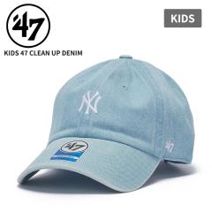 47 �t�H�[�e�B�[�Z�u�� �L�b�Y�L���b�v �N���[���i�b�v �X�q 47BRAND �L�b�Y 47 �N���[���i�b�v �j���[���[�N�E�����L�[�X DENIM �f�j��