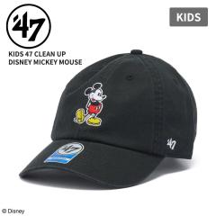 47 �t�H�[�e�B�[�Z�u�� �L���b�v �q�� �L�b�Y �X�q 47BRAND �L�b�Y 47 �N���[���i�b�v Disney �~�b�L�[�}�E�X �u���b�N  �� CLEAN UP 47