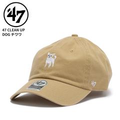 47 �t�H�[�e�B�[�Z�u�� ���f�B�[�X �L���b�v �����Y �X�q 47BRAND 47 �N���[���i�b�v DOG �`���� �J�[�L 47A-CLPNLDOGCHIHU-CTGW-KHA 149