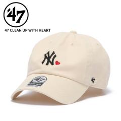 47 �t�H�[�e�B�[�Z�u�� ���f�B�[�X �L���b�v �����Y �X�q 47BRAND �N���[���i�b�v �j���[���[�N�E�����L�[�X WITH HEART �i�`������ 47A-