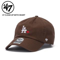 47 �t�H�[�e�B�[�Z�u�� ���f�B�[�X �L���b�v �����Y �X�q 47BRAND �N���[���i�b�v ���T���[���X�E�h�W���[�X WITH HEART �u���E�� �� 47A