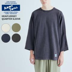 �A�[�~�[�c�C�� �����Y �X�E�F�b�gT�V���c ARMY TWILL ������T�V���c �w�r�[�W���[�W�[ Heavy Jersey Quarter Sleeve  �~���^���[ ���j�Z
