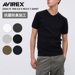 �A���B���b�N�X ����T�V���c AVIREX RIB S/S V-NECK T-SHIRT (6143501) ���u ���� V�l�b�N �f�C���[�E�F�A �����Y 7835934005 �l�R�|�X��