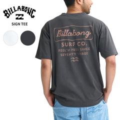 �r���{�� �����Y ����T�V���c BILLABONG �T�C��T�V���c  SIGN TEE �I�[�o�[�t�B�b�g �g�b�v�X BG011209 �l�R�|�X��������
