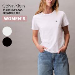 �J���o���N���C�� ���f�B�[�X ����T�V���c Calvin Klein �A�[�J�C�u���S�N���[�l�b�NT�V���c SS ARCHIVE LOGO CREWNECK TEE �g�b�v�X 47A