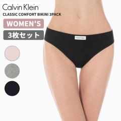 �J���o���N���C�� 3���Z�b�g ���f�B�[�X �V���[�c ���� Calvin Klein �N���V�b�N �R���t�H�[�g �r�L�j 3P Classic Comfort Bikini 3Pack 