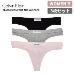 �J���o���N���C�� 3���Z�b�g ���f�B�[�X �V���[�c ���� Calvin Klein �N���V�b�N �R���t�H�[�g �\���O 3P Classic Comfort Thong 3Pack 