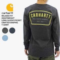 J[n[g TVc Carhartt Relaxed Fit Heavyweight Long-Sleeve Pocket Crafted Graphic T-shirt  TK5425 Y  [NEFA 