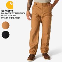 �J�[�n�[�g Carhartt �����Y ���[�N�p���c B01 Loose Fit Firm Duck Double-Front Utility Work Pant �{�g���X �A���J�W ��ƒ� 106679/B