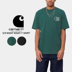�J�[�n�[�g �_�u�����[�A�C�s�[ ���� T�V���c �����Y Carhartt WIP S/S NIGHT NIGHT T-SHIRT  �J�b�g�\�[ �g�b�v�X i033172