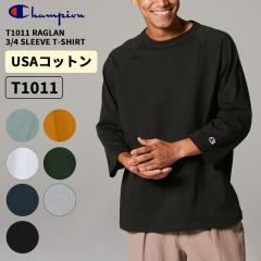 �`�����s�I�� �����Y T1011 ���O����3/4�X���[�uT�V���c MADE IN USA Champion ������T�V���c C5-B401